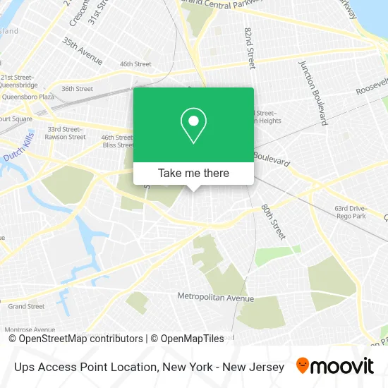 Ups Access Point Location map