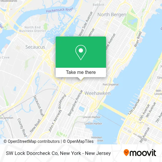 SW Lock Doorcheck Co map
