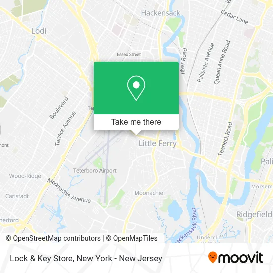 Lock & Key Store map