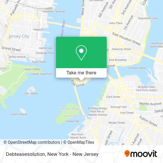 Debteasesolution map