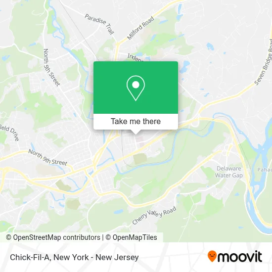 Chick-Fil-A map