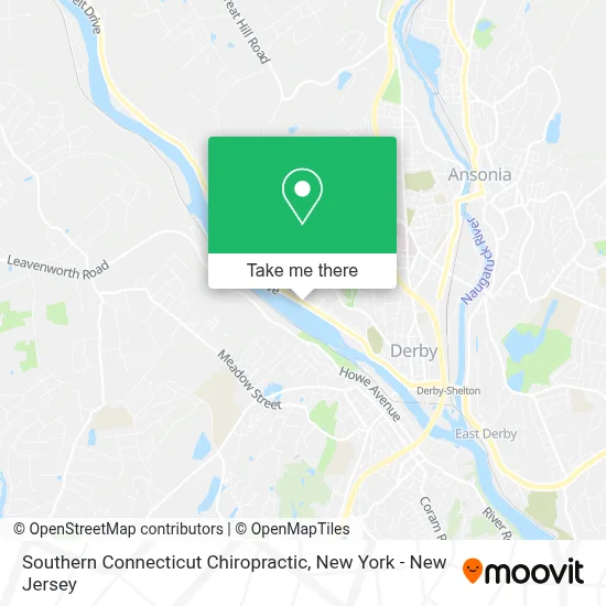 Southern Connecticut Chiropractic map