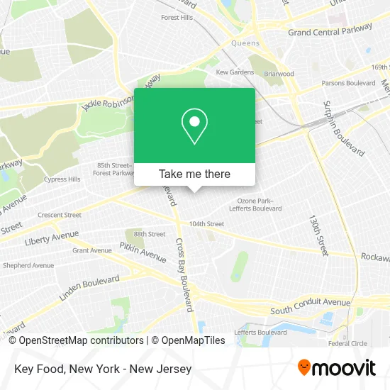 Key Food map