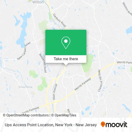 Ups Access Point Location map