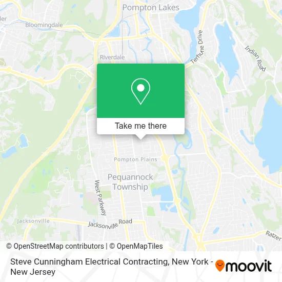 Steve Cunningham Electrical Contracting map