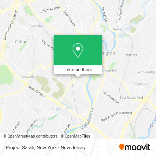 Project Sarah map