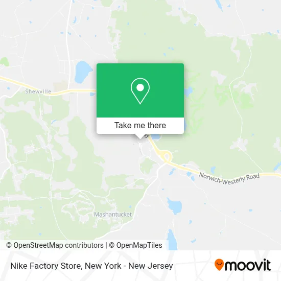 Nike Factory Store map