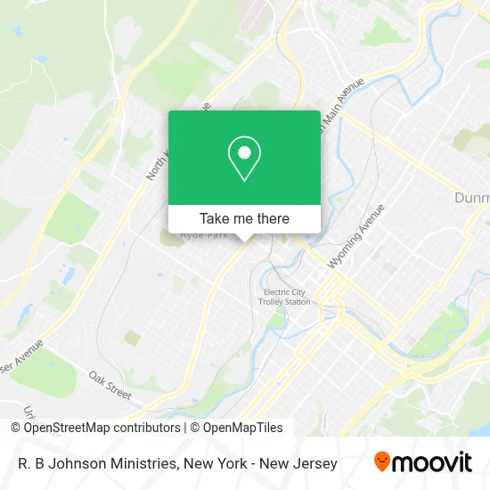 R. B Johnson Ministries map