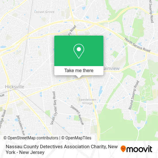 Nassau County Detectives Association Charity map