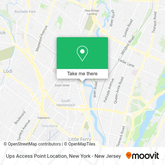 Ups Access Point Location map