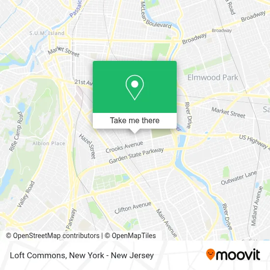Loft Commons map