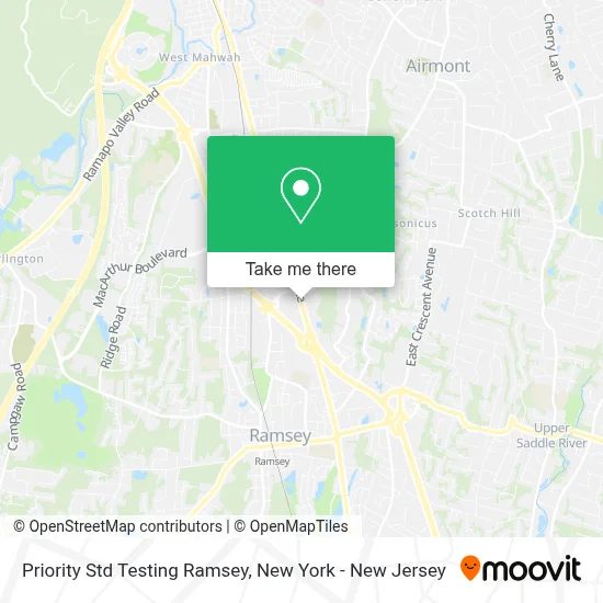 Priority Std Testing Ramsey map