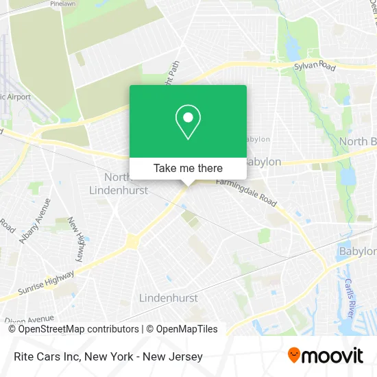Rite Cars Inc map