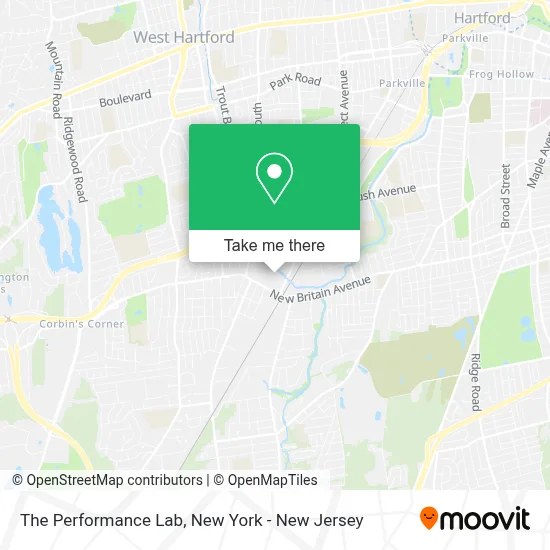 The Performance Lab map