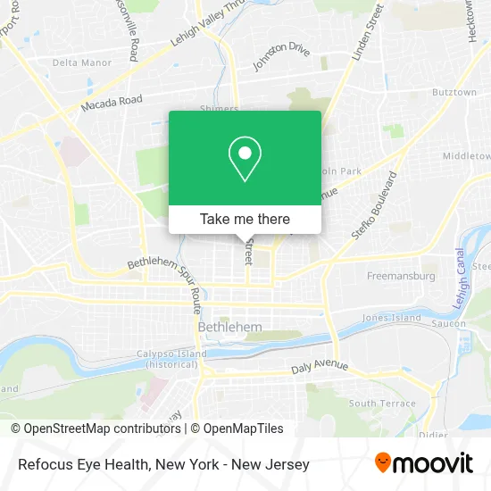 Refocus Eye Health map