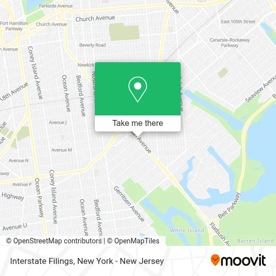 Interstate Filings map