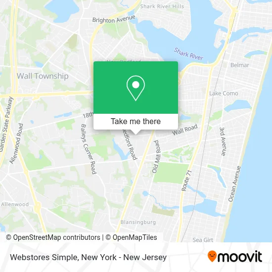 Webstores Simple map