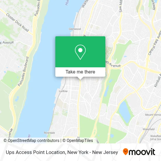 Ups Access Point Location map