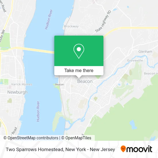 Two Sparrows Homestead map
