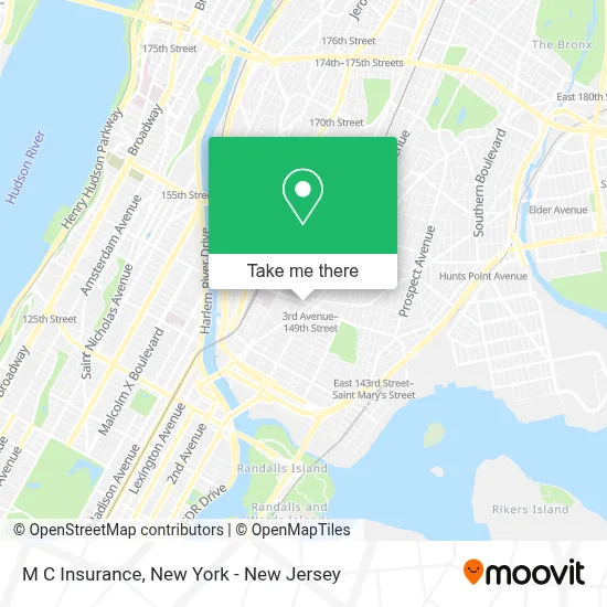 M C Insurance map