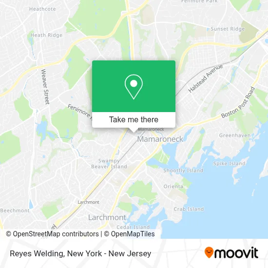 Reyes Welding map