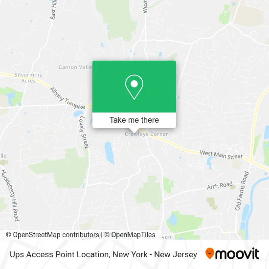 Ups Access Point Location map
