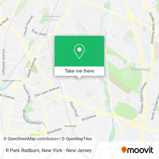 R Park Radburn map