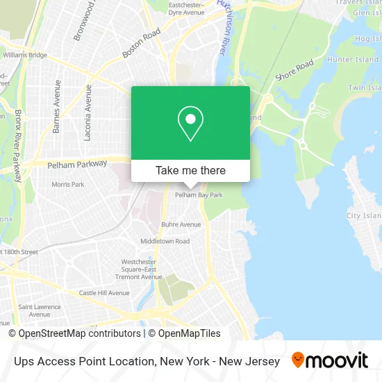 Ups Access Point Location map