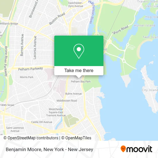 Benjamin Moore map