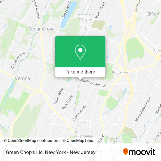 Green Chop's Llc map