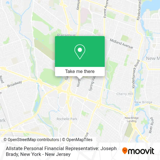Allstate Personal Financial Representative: Joseph Brady map