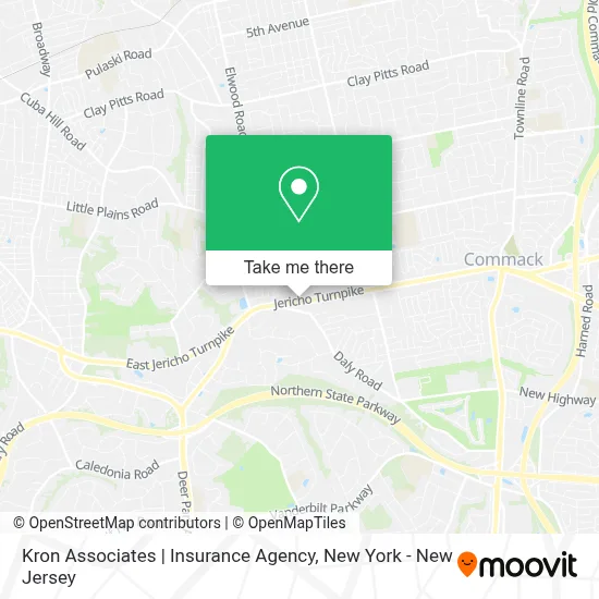 Kron Associates | Insurance Agency map