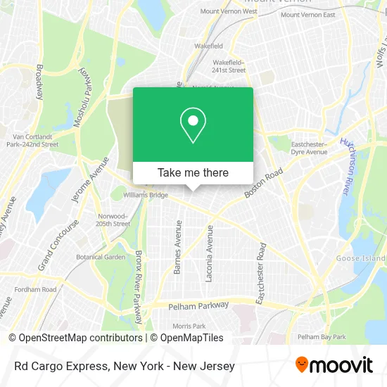 Rd Cargo Express map