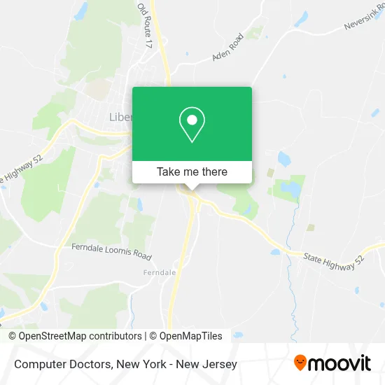 Computer Doctors map