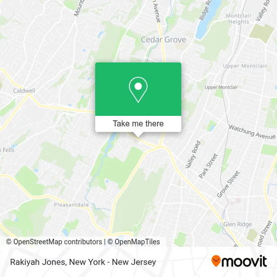 Rakiyah Jones map