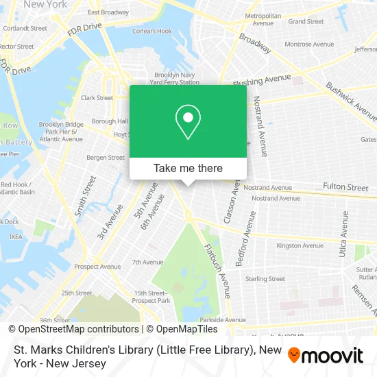 St. Marks Children's Library (Little Free Library) map