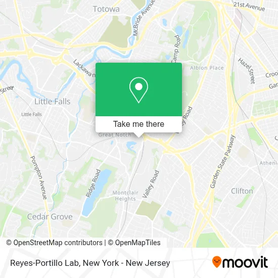 Reyes-Portillo Lab map