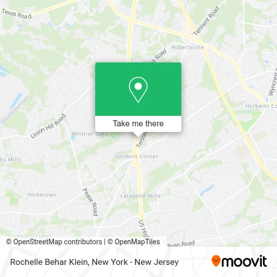 Rochelle Behar Klein map