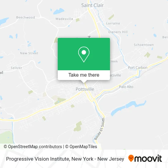 Progressive Vision Institute map