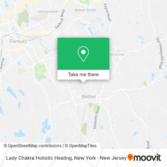 Lady Chakra Holistic Healing map