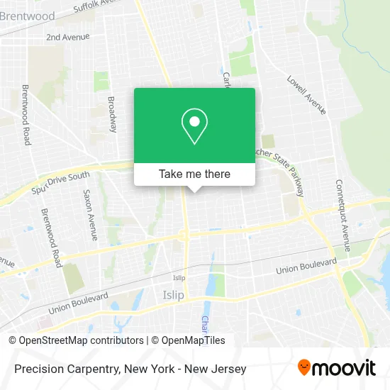 Precision Carpentry map