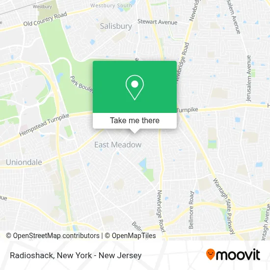 Radioshack map