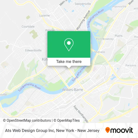 Ats Web Design Group Inc map