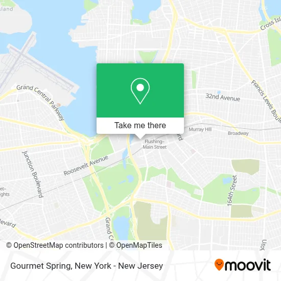 Gourmet Spring map