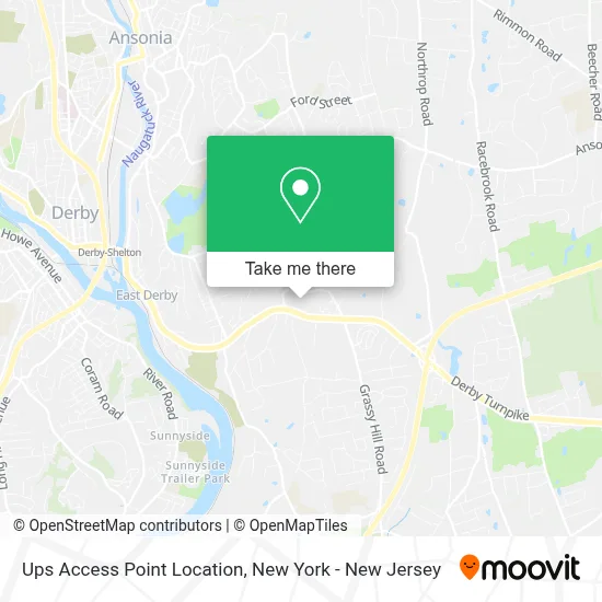 Ups Access Point Location map