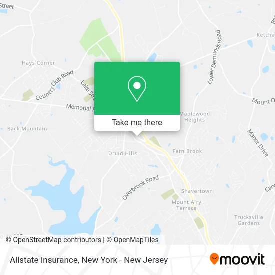 Allstate Insurance map