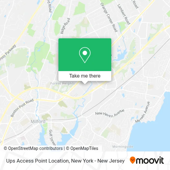 Ups Access Point Location map