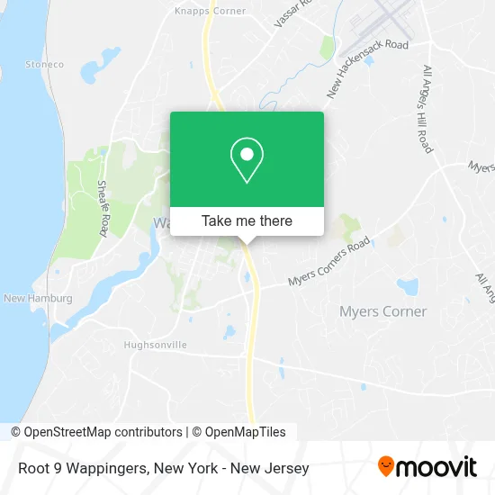 Root 9 Wappingers map