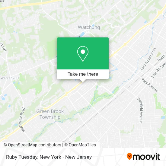 Ruby Tuesday map