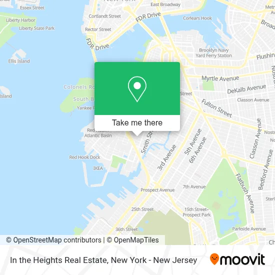 In the Heights Real Estate map